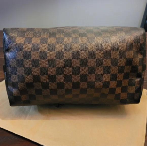 Louis Vuitton Speedy 30 Bandoulière - Damier Ebene - Picture 9 of 12